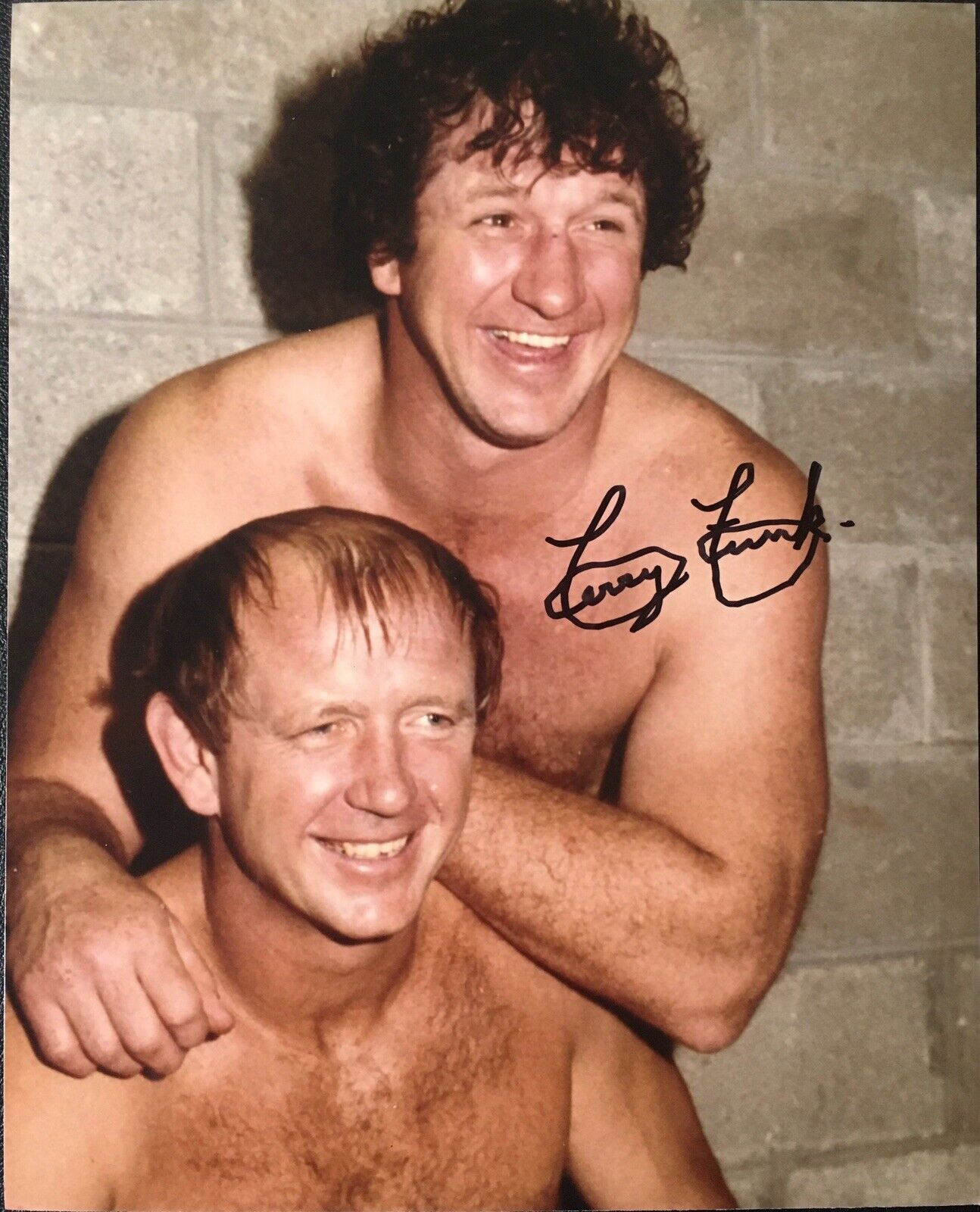 terry funk signed Photo Poster painting 8x10 NWA WWE WCW ECW Wrestling Autograph