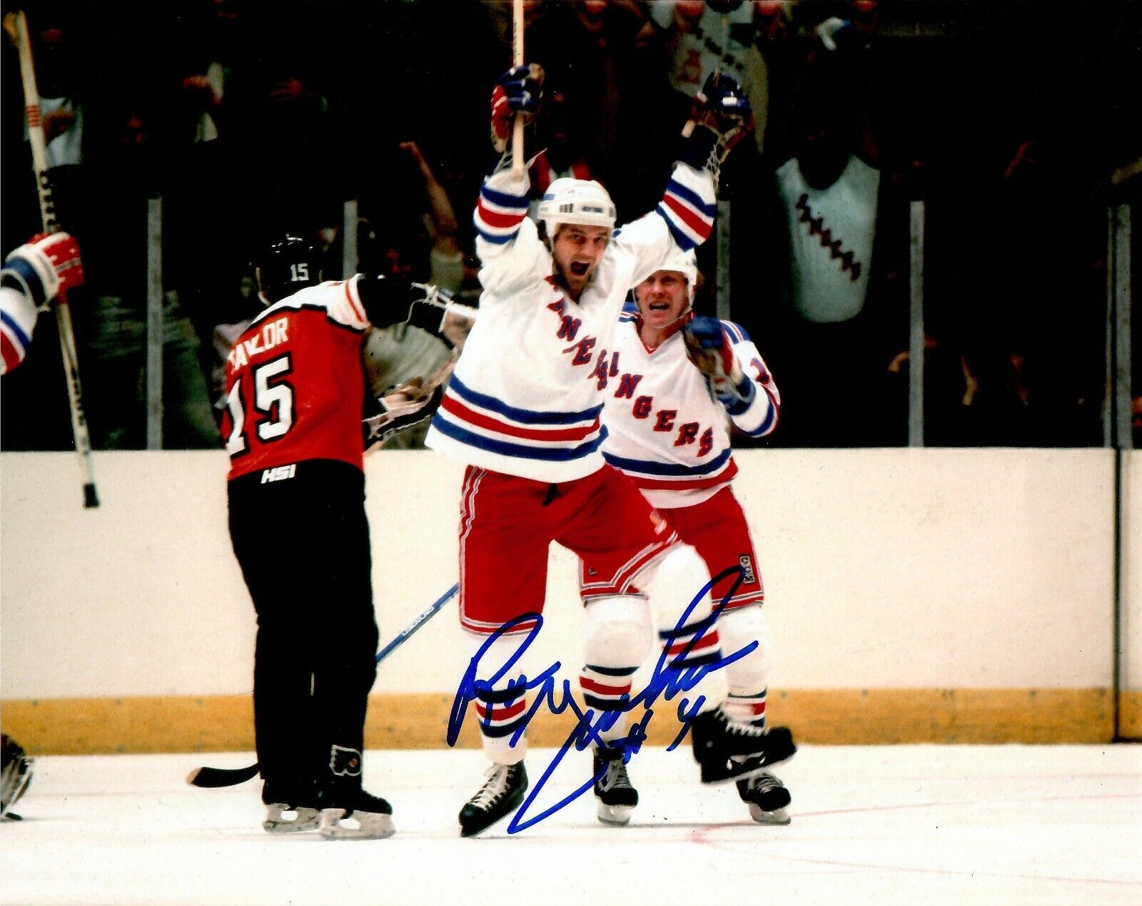 Ron Greschner autographed signed 8x10 Photo Poster painting NHL New York Rangers