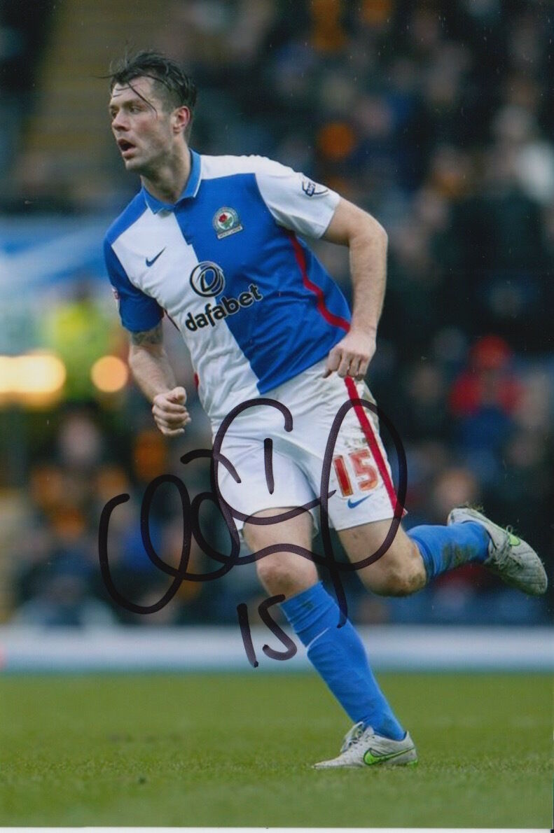 BLACKBURN ROVERS HAND SIGNED ELLIOTT WARD 6X4 Photo Poster painting 1.