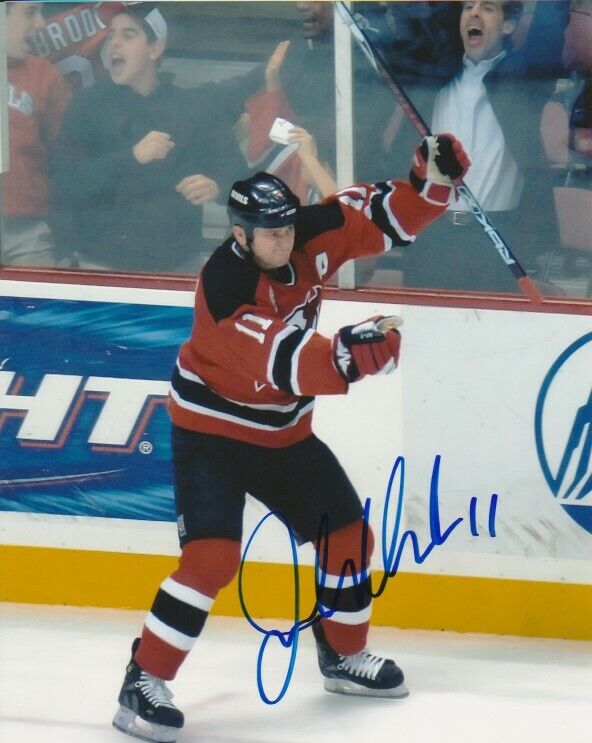 JOHN MADDEN SIGNED NEW JERSEY DEVILS 8x10 Photo Poster painting #3 Autograph