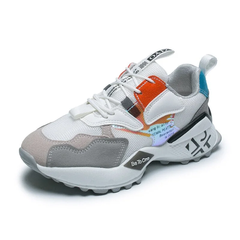 Fujin women sneakers 2021 spring autumn ladies shoes platform  for women flats lace up breathable sport casual platform shoes