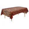 Forest Themed Animal Patterns 137 x 274cm Party Dessert Tablecloth