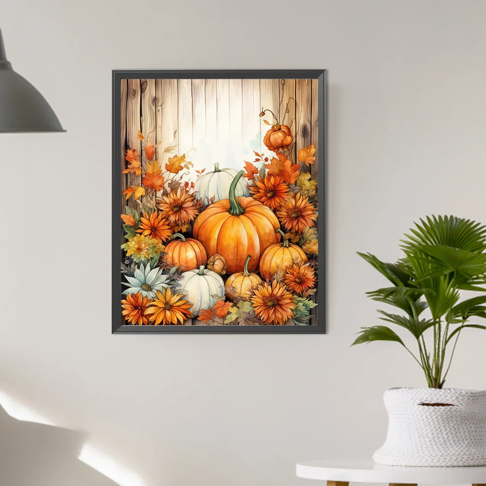Full Round Diamond Painting 40*50cm - Pumpkin