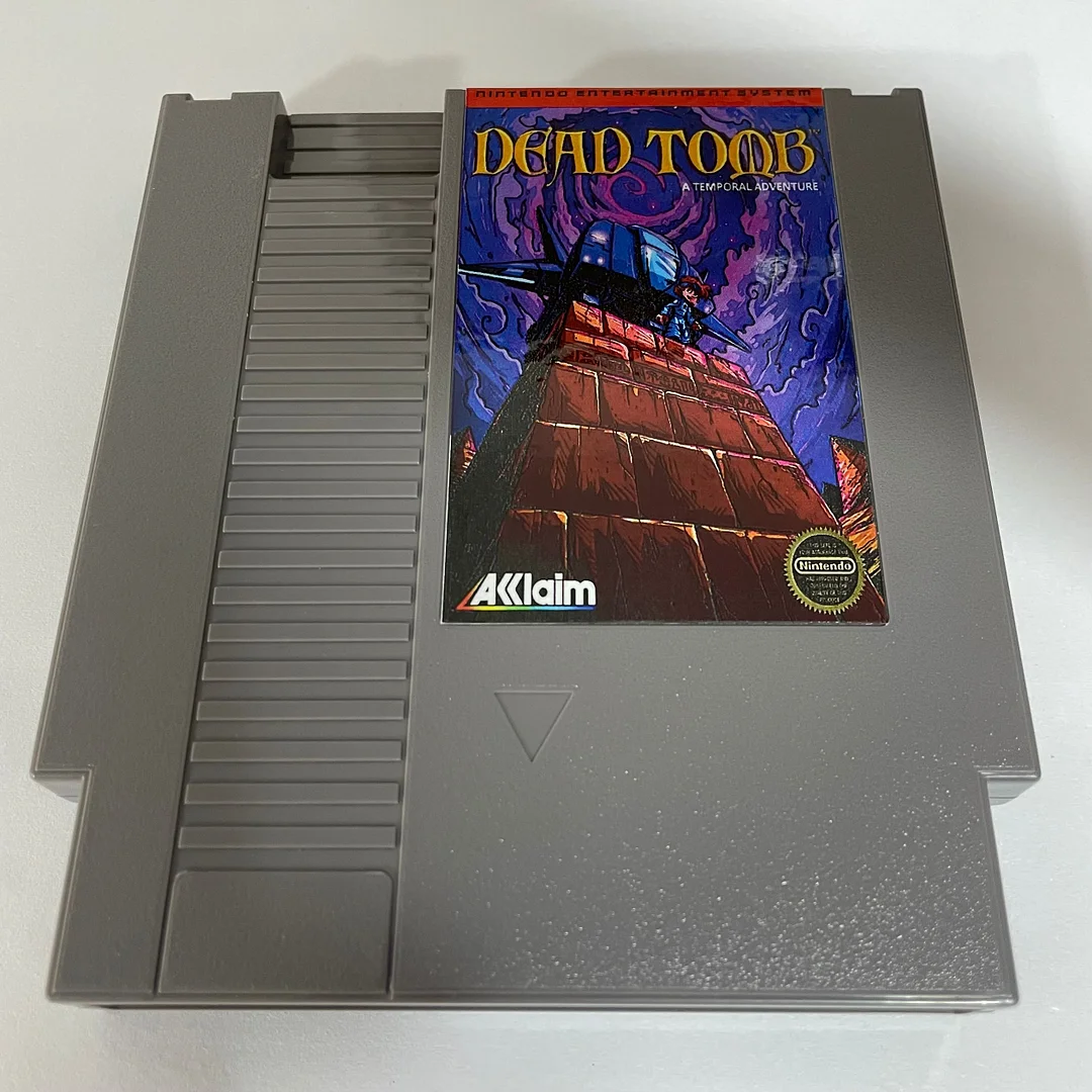 Dead Tomb: A Temporal Adventure NES For Nintendo Entertainment System Console - 8 Bit Game Cartridge