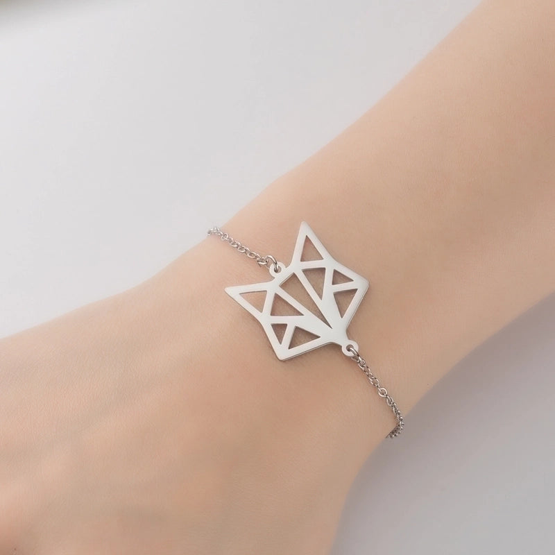 Cute Animal 201 Stainless Steel 18K Gold Plated Bracelets In Bulk