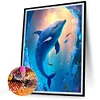 Diamond Painting-5D Full Round Drill Dolphin