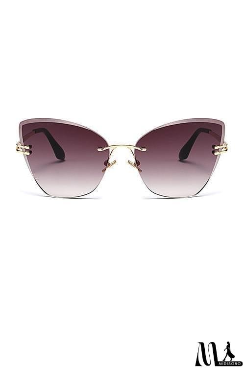 MidiSono - Cat Eye Gradient Sunglasses