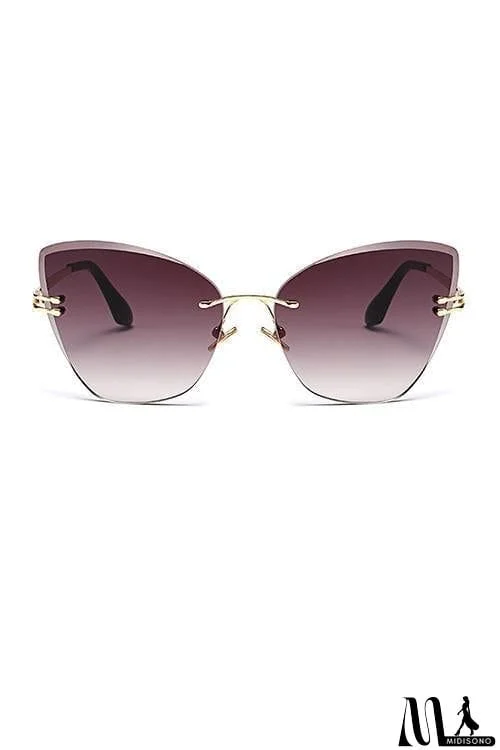 MidiSono - Cat Eye Gradient Sunglasses
