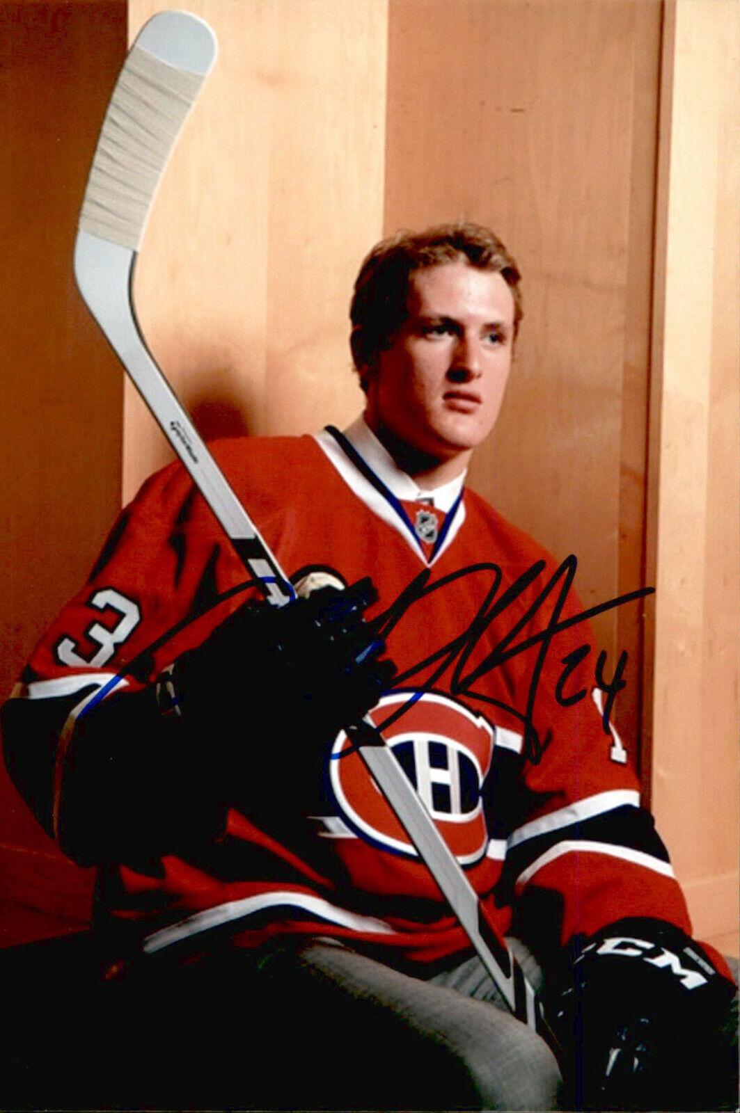 Michael McCarron SIGNED autographed 4x6 MONTREAL CANADIENS #5