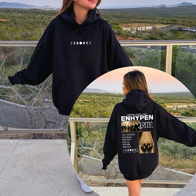 ENHYPEN 2023 World Tour FATE Stitching Poster Hoodie