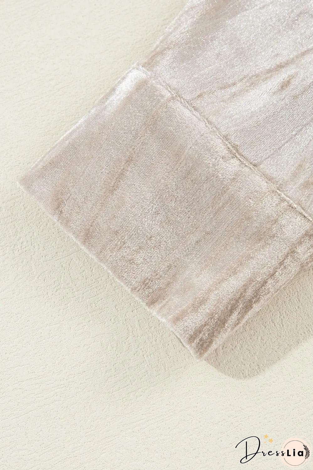 Golden Fleece Loose Fit Chest Pockets Buttoned Velvet Shirt