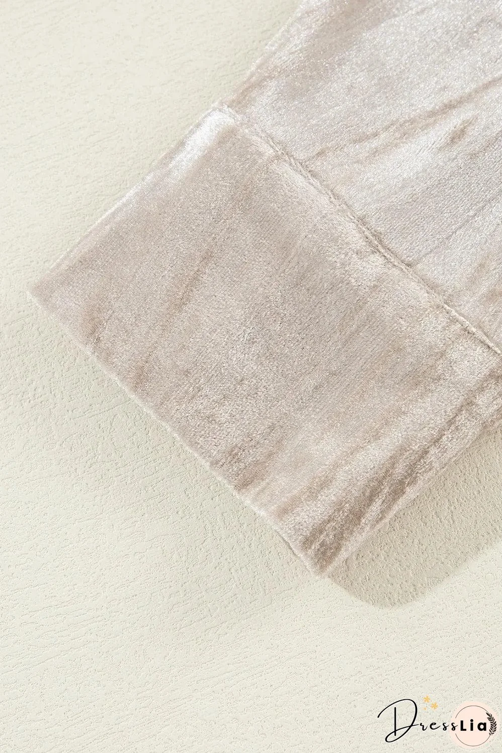 Golden Fleece Loose Fit Chest Pockets Buttoned Velvet Shirt