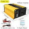 DC 12V To AC 110/220V Car Inverter 3000W Power Converter Car Voltage Transformer