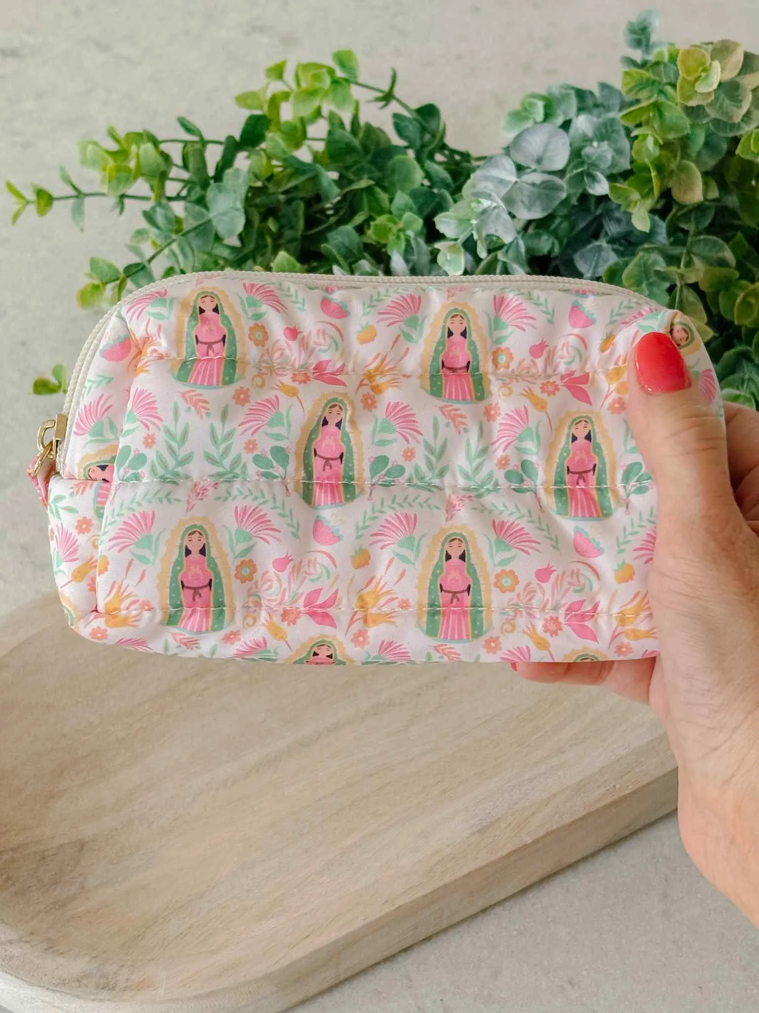 Our Lady of Guadalupe Puffer Pouch