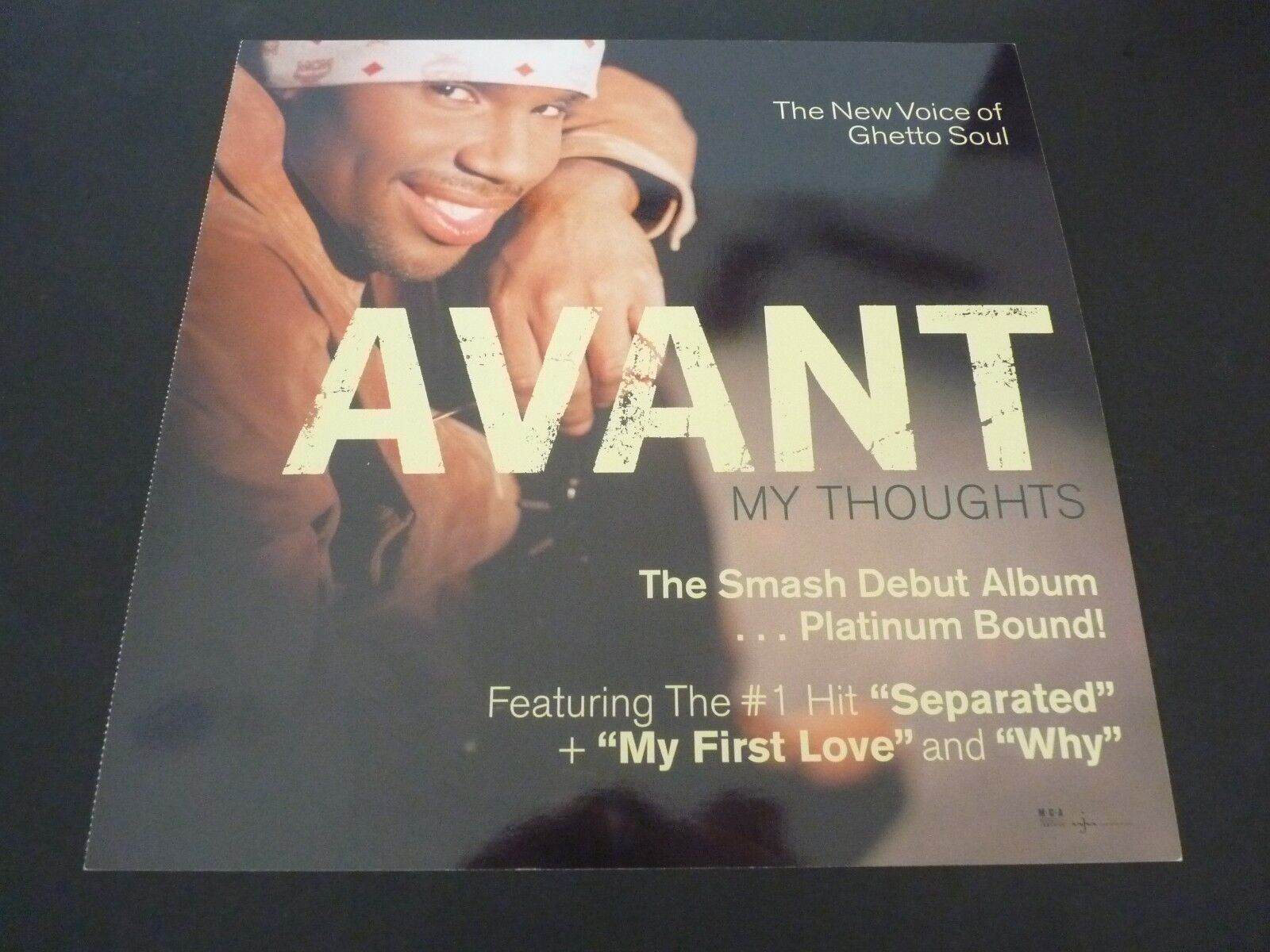 Avant My Thoughts Promo LP Record Photo Poster painting Flat 12x12 Poster #4