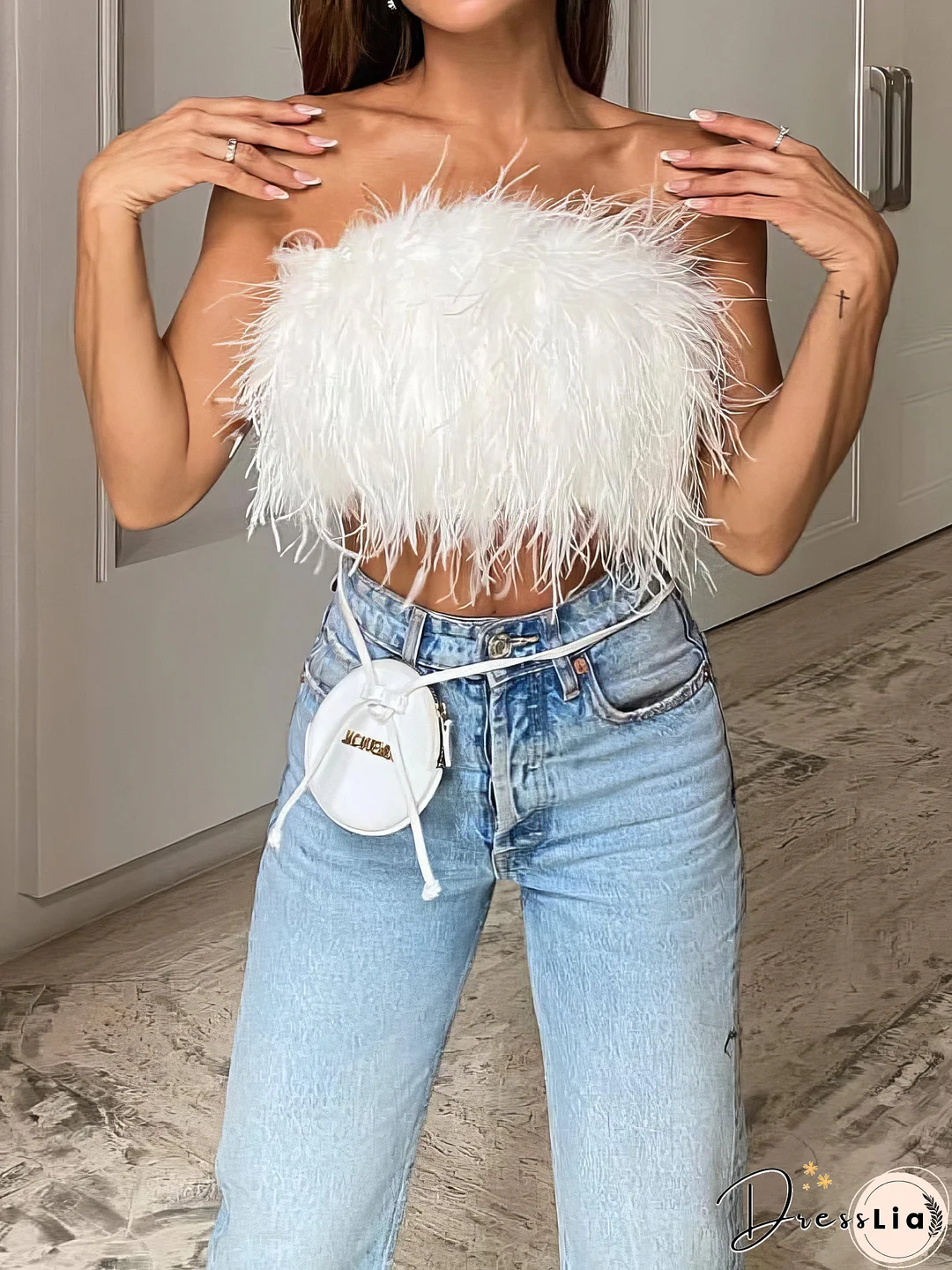 Unique Select Feather Top