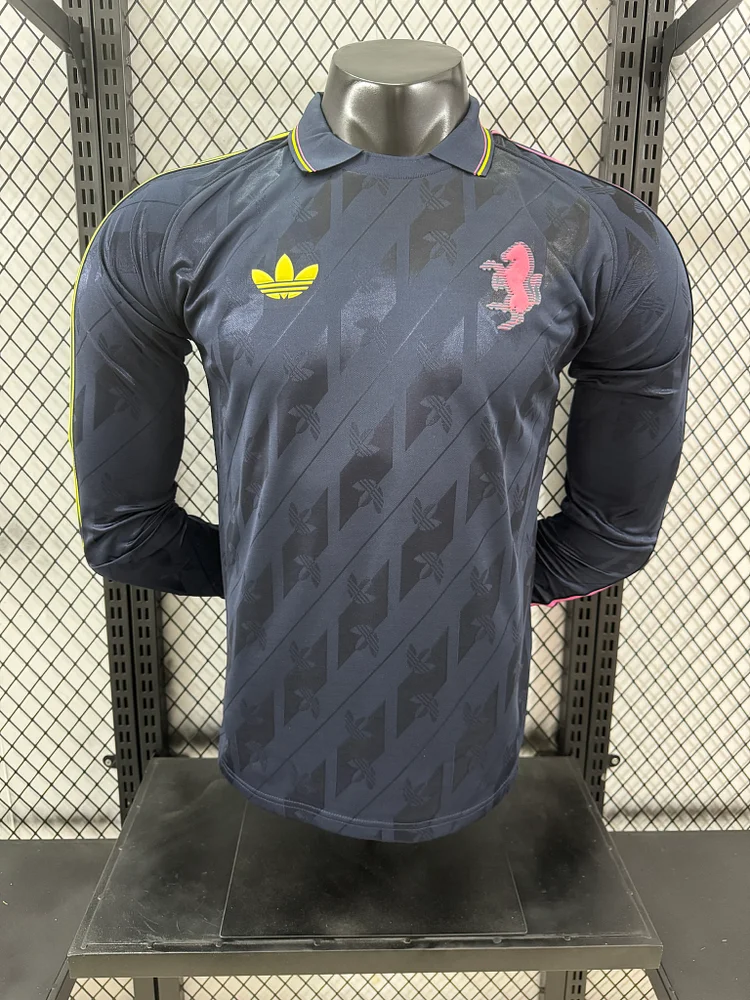 2024-25 Juventus Retro Long Sleeve Shirt - Player Edition