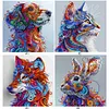 (Multi-Style)Color Animal-Partial Special Shaped Diamond Painting 30*30CM