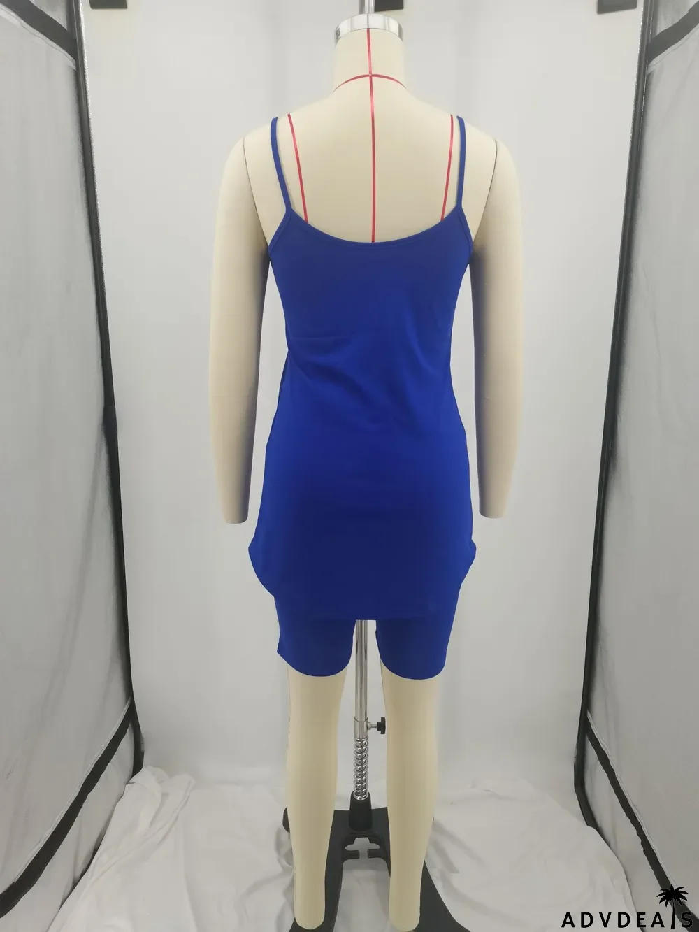 Women Summer Print Tank Top and Shorts Two-Piece Set