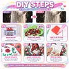 Soft Light Holy Mother Special Shaped 5D DIY Partial Drill Diamond Painting Kits for Adults Beginners Home Decor Diamonds Dots Gem Art Kits Large Size 15.75x27.56inch