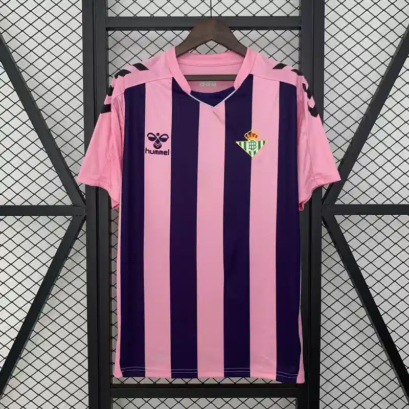 25/26 Real Betis Special Edition Black and Pink Soccer Jersey