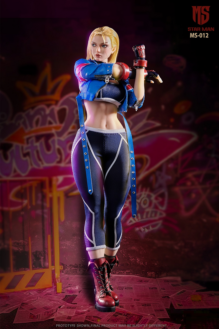 STAR MAN - Street Fighter Female agent-Blue Bee Cammy White