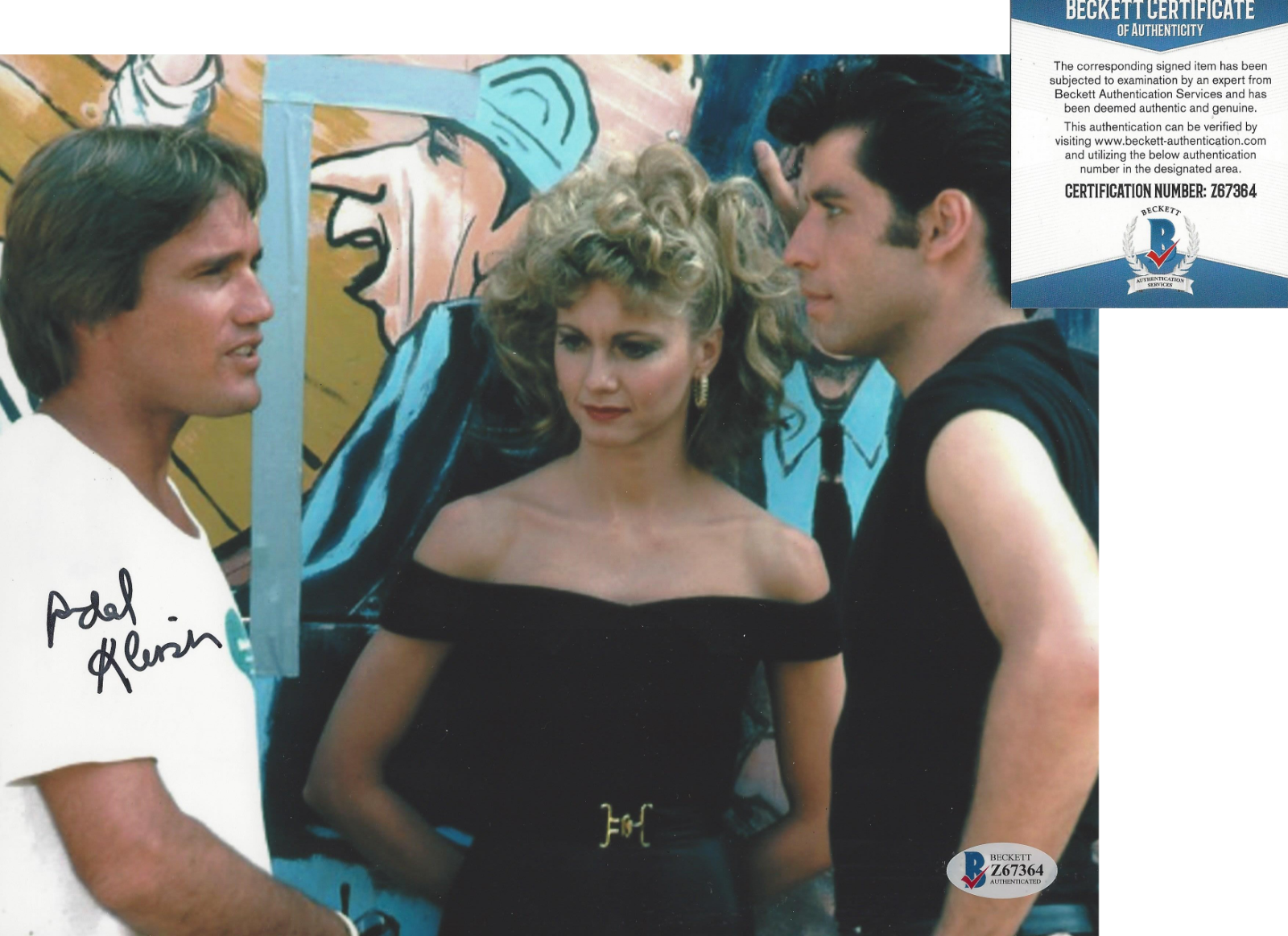 DIRECTOR RANDAL KLEISER SIGNED 'GREASE' 8x10 MOVIE Photo Poster painting BECKETT COA