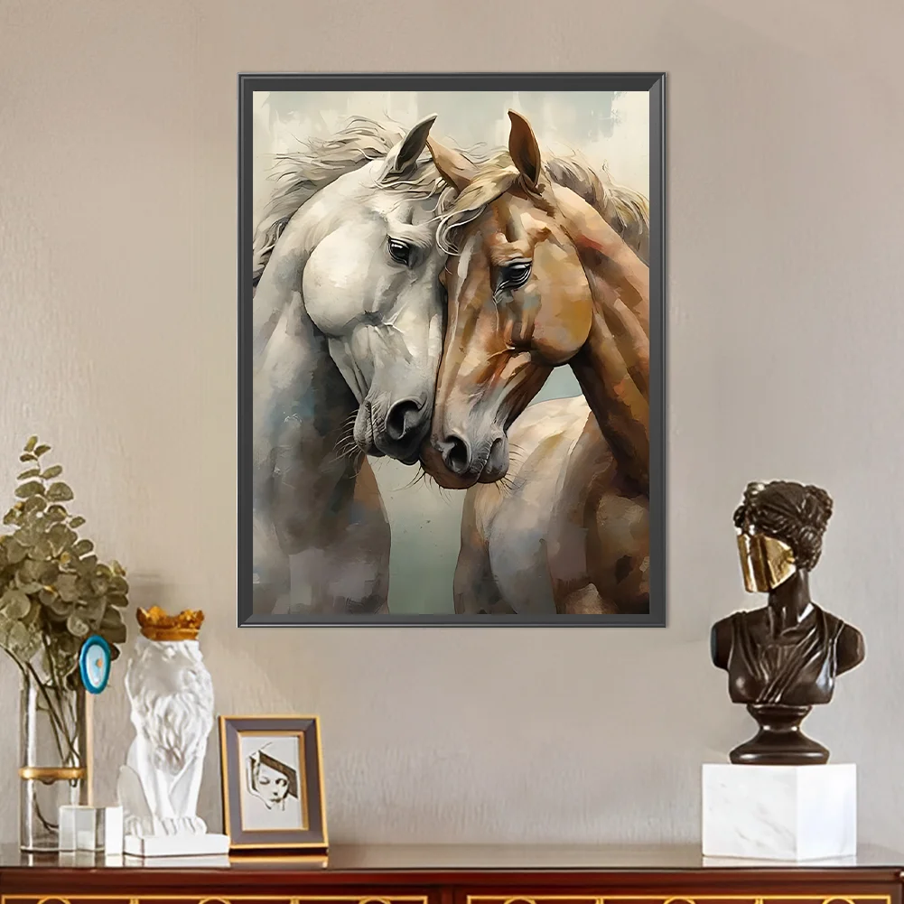 Diamond Painting - Full Round Drill - Horse(Canvas|40*50cm)