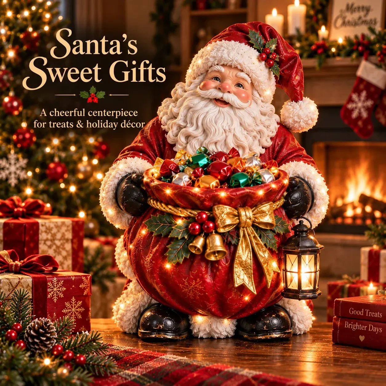Santa Christmas Treat Holder