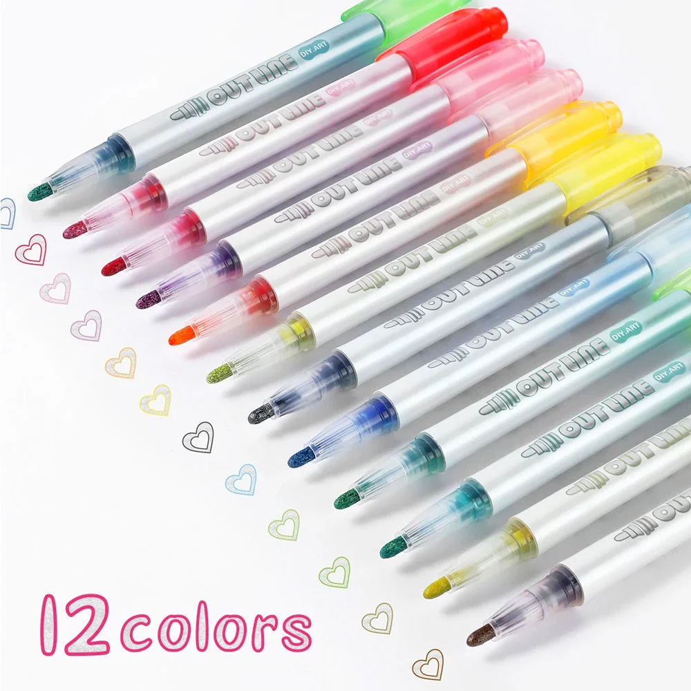 colored highlighter markers