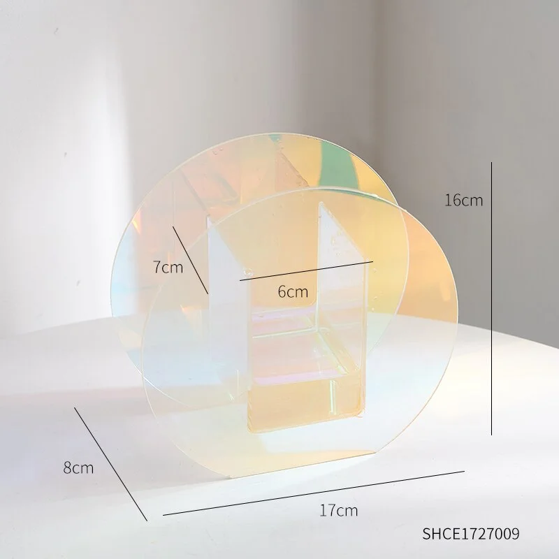 Creative Transparent Acrylic Vase Decoration Household Modern Home Decor Table Decoration Living Room Minimalist Decor Crafts