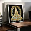 Diamond Painting-DIY Crystal Rhinestone Flower Shining Girl