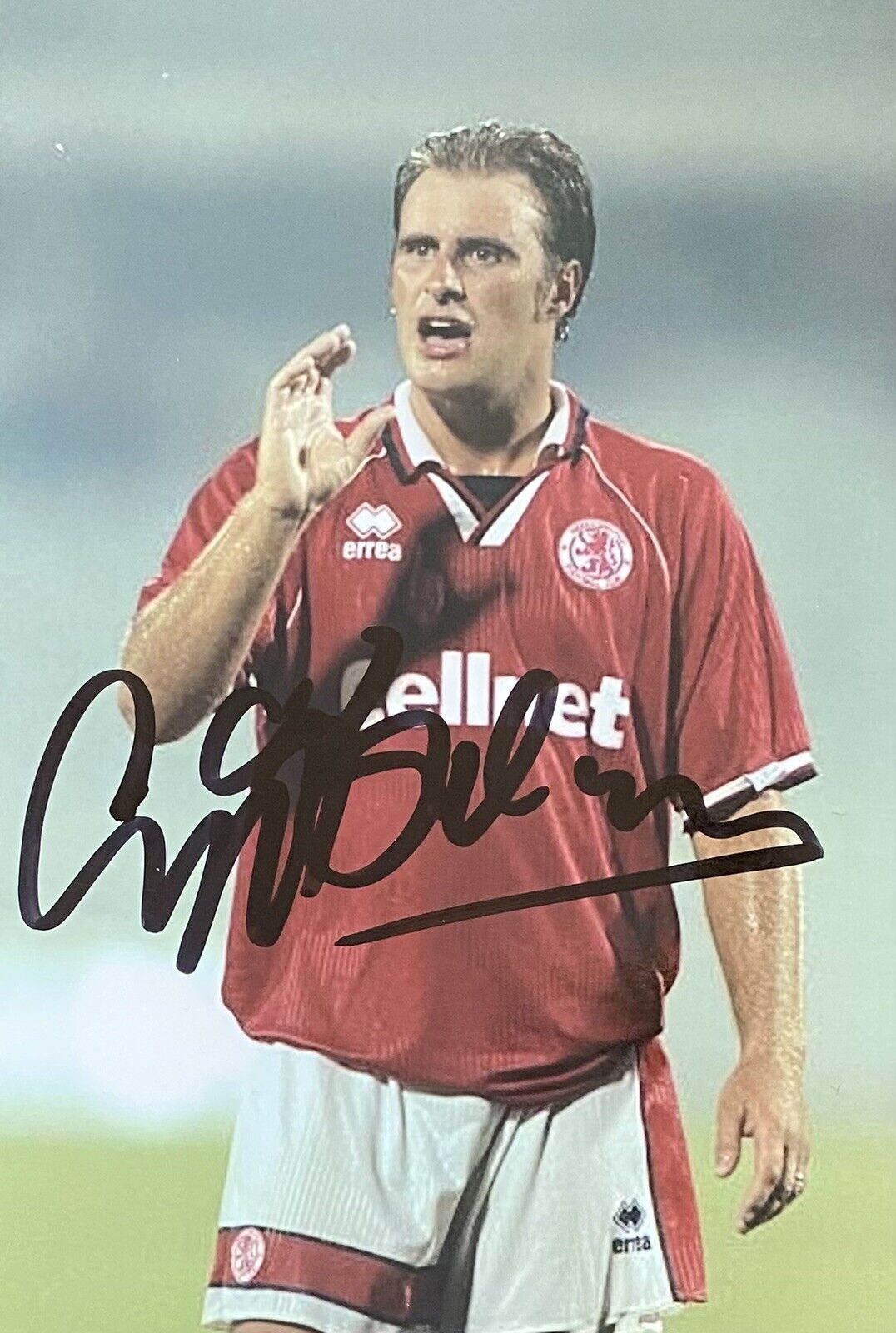 Clayton Blackmore Genuine Hand Signed Middlesbrough 6X4 Photo Poster painting 5