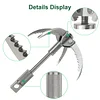Grappling Hook Folding Survival Claw Multifunctional Stainless Steel Hook for Outdoor Camping Hiking Tree Rock Mountain Climbing