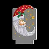 DIY Diamond Painting 7 Color Night Light Lamp Home Decoration Ornament Gift Kit(Xmas Moon)