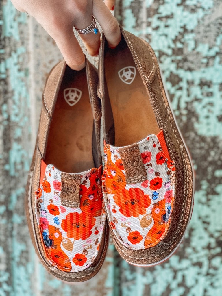 Ariat Women's Floral Guitar And Copper Metallic Cruiser