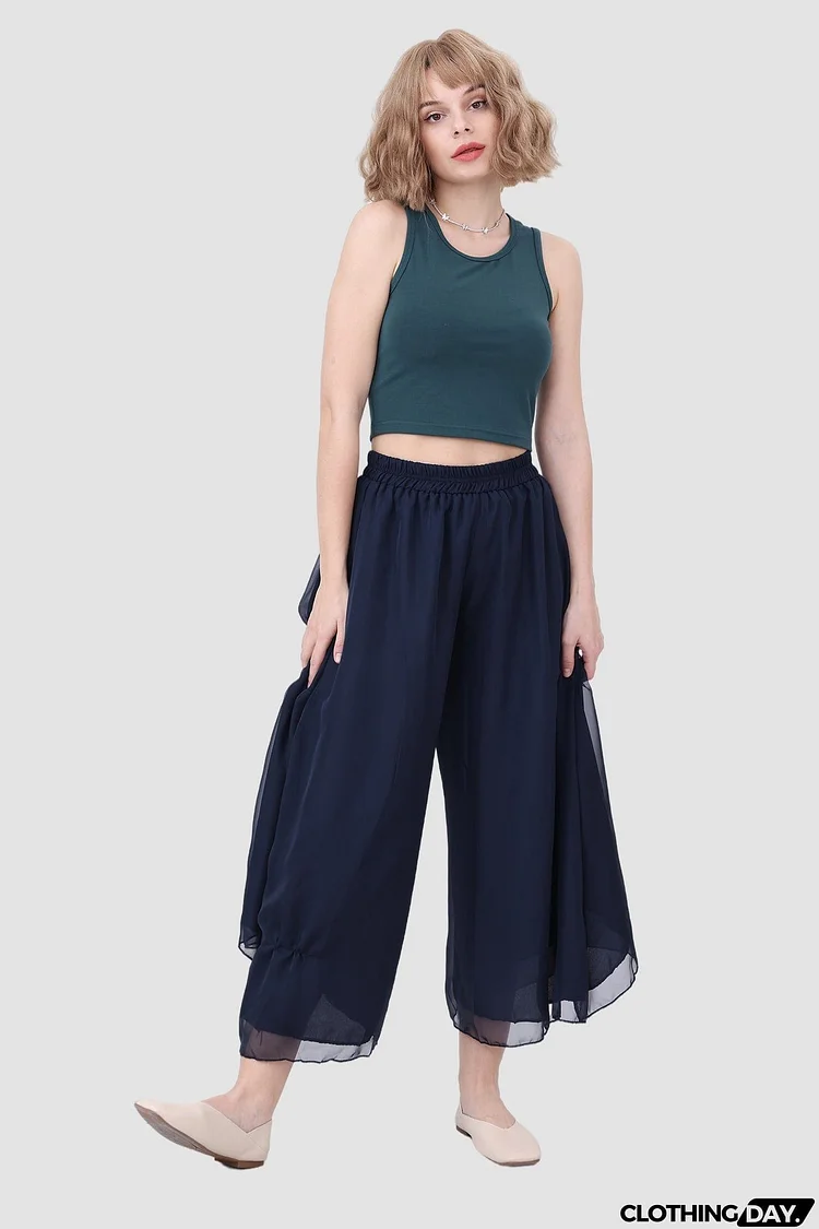 Tall High Waist Wide Leg Pants