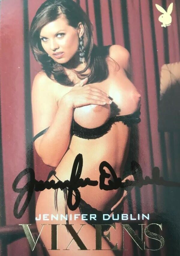JENNIFER DUBLIN Signed 'Vixens' Photo Poster paintinggraph - Beautiful Actress Model - Preprint