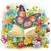 Diamond Painting-DIY Crystal Rhinestone Simple Butterfly Book(40x40cm)