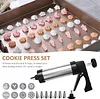 Stainless Steel Cake Cream Decorating Sets Cookie Making Machine Nozzles Mold