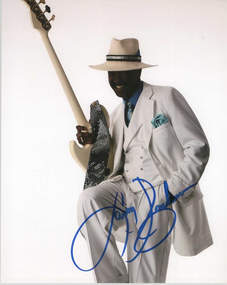 Larry Graham Signed Autographed Glossy 8x10 Photo Poster painting - COA Matching Holograms