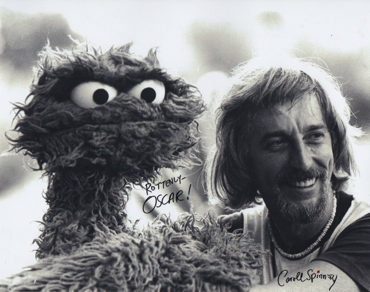 Caroll Spinney Signed Autographed 11X14 Photo Poster painting Sesame Street Oscar JSA WP066580