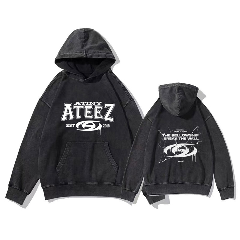 ATEEZ World Tour The Fellowship : Break the Wall Vintage-inspired Hoodie