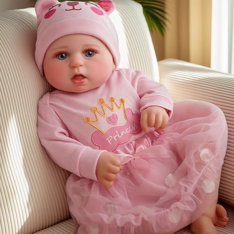 Babeside Quiet Reborn Baby Bailyn 20'' Little Infant Girl Best Gift for Kids 