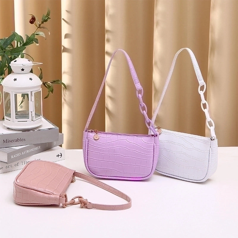 Hobo Underarm Bag 2021ladies Handbags Crocodile Pattern Underarm Bag Fashion Trending Women’s Shoulder Bag