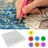 (US Local)120Pcs Diamond Embroidery Drill Mud Kit with Box Diamond Mosaic  Clay Set