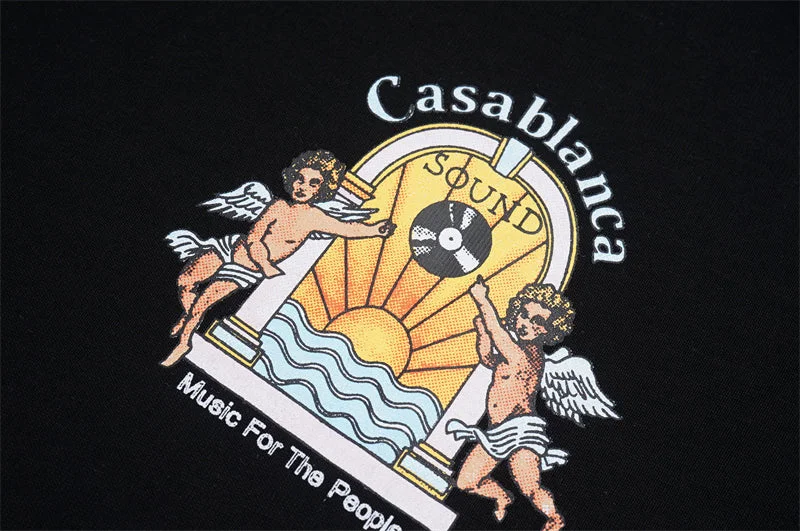 Casablanca 2023 new fashion T-shirt short sleeves