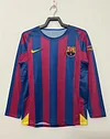 2005/2006 Retro Long Sleeves Barcelona Home Football Jersey UEFA Champions League 1:1 Thai Quality