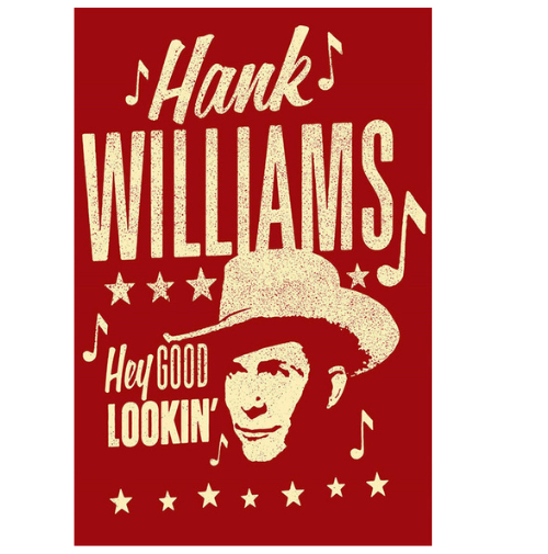 【20*30cm/30*40cm】Hank Williams - Vintage Tin Signs/Wooden Signs