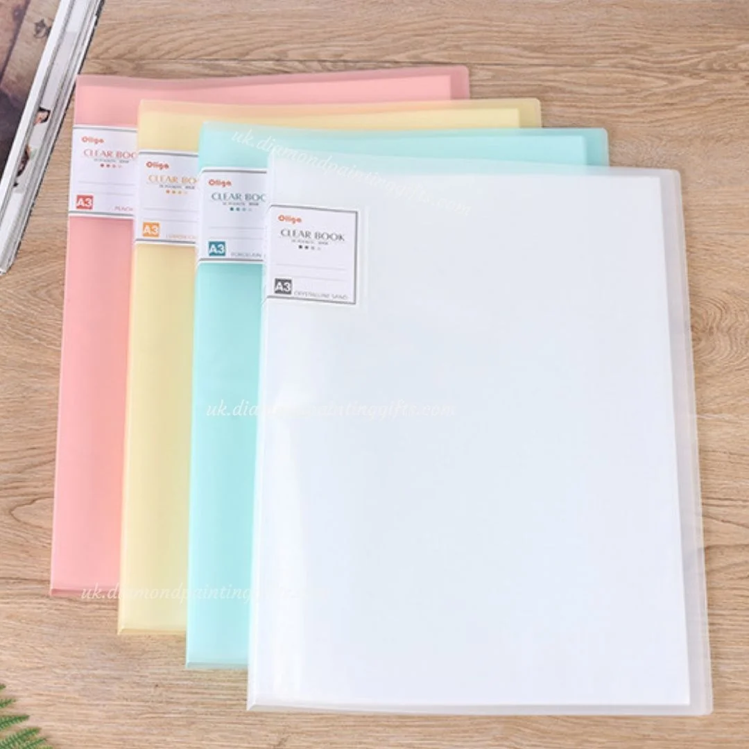 A3 Diamond Painting Storage Presentation Book(30pages) 【Suitable for 30x40cm diamond painting】